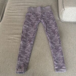 Gymshark Gray Camouflage Leggings